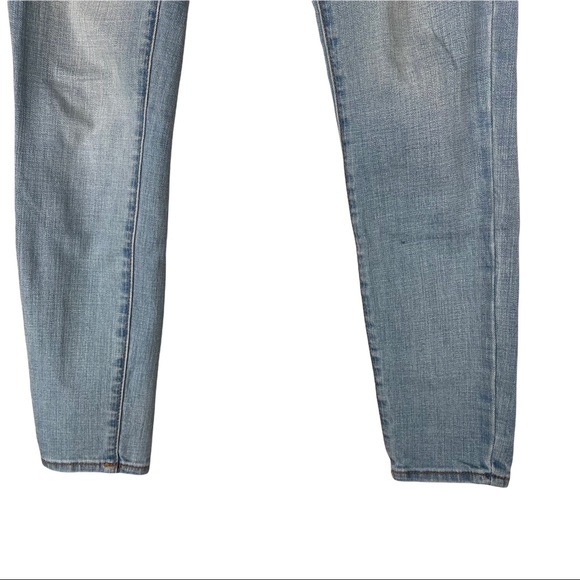 American Eagle Light Wash Embroidery Jeggings - Picture 7 of 9